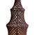 Boho Chic Chocolate Macrame Margo Pendant Light For Sale - Image 3 of 9