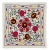 17"x18" Hand Embroidered 100% Cotton Cushion Cover. Contemporary Lace Pillow For Sale