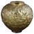 French Vase in Amber-Coloured Glass with Deeply Moulded Relief For Sale - Image 5 of 5