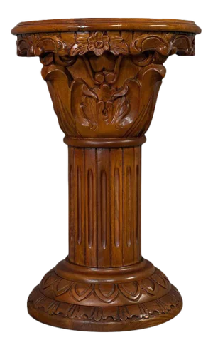 1950s Mahogany Torchere Stand