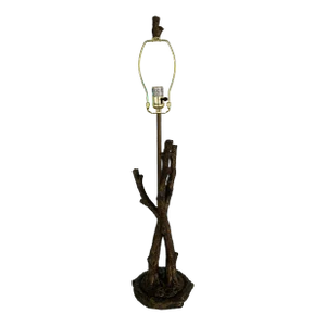 Currey & Company Antique Gold Finished Tree Branch Table Lamp