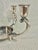 Metal Mid 20th Century Reed and Barton #331 Silver Plate 4 Arm Candle Holder Centerpiece With Cut Crystal Bowl For Sale - Image 7 of 12