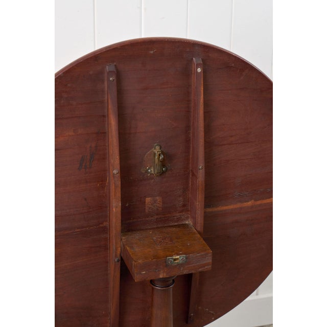 18th Century George III Mahogany Pedestal Breakfast/Lamp Table For Sale In Charleston - Image 6 of 8