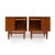 Mid-Century Modern Vintage 1960s Danish Mid Century Svend Åge Madsen Teak Tambour Door Nightstands - Pair For Sale - Image 3 of 17