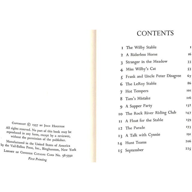 "Horse Show Hurdles" 1957 Houston, Joan For Sale - Image 4 of 11