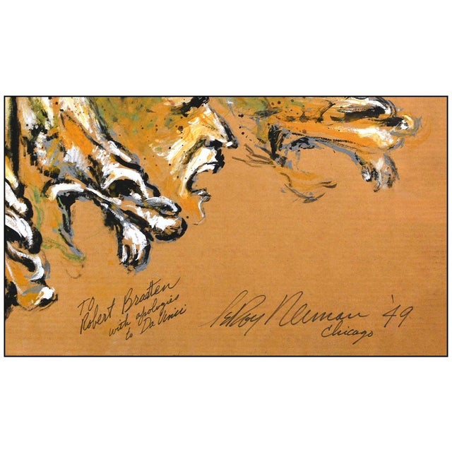 Abstract Expressionism 1940s Running With The Horses, LeRoy Neiman For Sale - Image 3 of 5