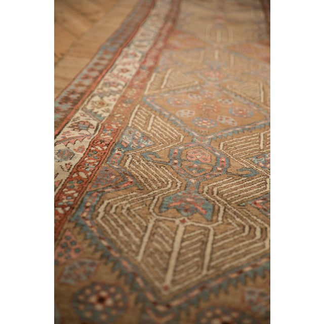 Antique Camel Hair Serab Rug Runner - 3'2" x 17'11" For Sale - Image 9 of 11