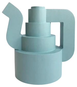 Skyblue Plakkenpot H Coffee Pot by Hanna Kooistra