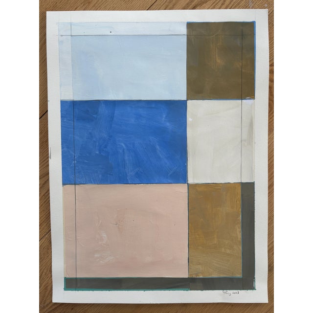 2020s Lake Series, Abstract Landscape Work on Paper by Bryan Young For Sale - Image 5 of 6