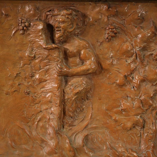 French Terracotta Bas-Relief, 1920 For Sale - Image 4 of 16