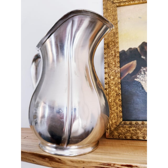 Vintage Silver Water Pitcher From Chicago Milwaukee & St. Paul Railroad For Sale - Image 10 of 10