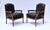 Louis Xvi Style Leather Fauteuil Chairs For Sale - Image 9 of 12