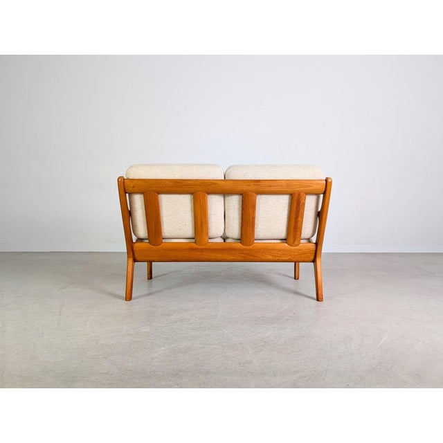 Mid-Century Modern Two-Seater Sofa in Teak from France & Søn For Sale - Image 3 of 11