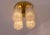 Vintage Ceiling Light in Brass and Murano Glass, 1970s For Sale - Image 4 of 10