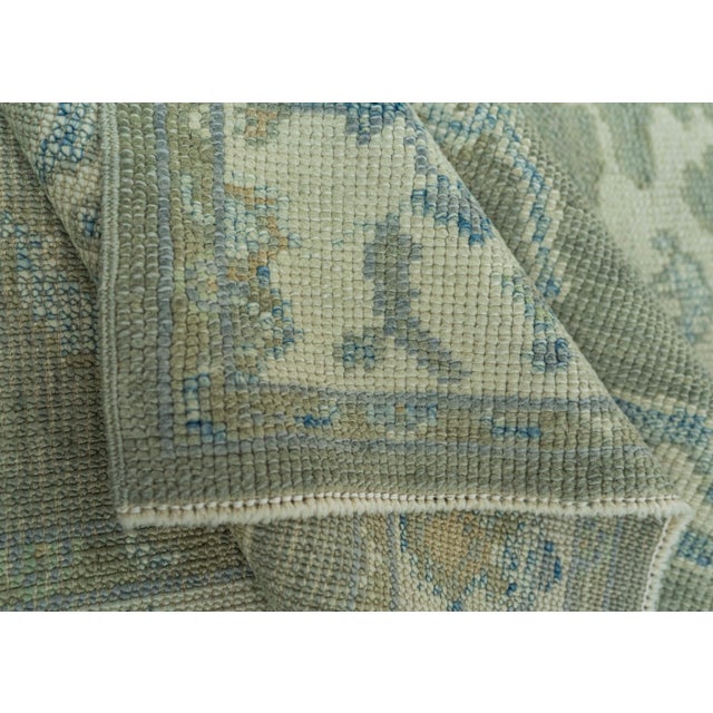 Gray Turkish Oushak Rug 2'11" x 9'7" #19124 For Sale - Image 8 of 8