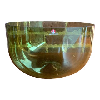 Timo Sarpaneva for Iittala Mid Century Modern Glass Bowl For Sale