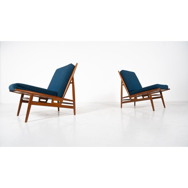 Mid-Century Modern Pair of Armchairs by Isa, Italy, 1960s