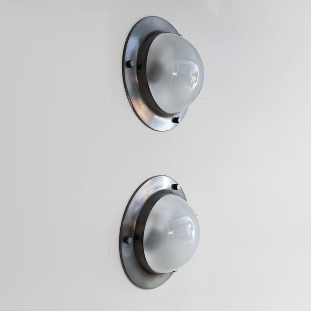 Metal Tommy LSP6 Wall Lights by Luigi Caccia Dominioni, 1965, Set of 2 For Sale - Image 7 of 8