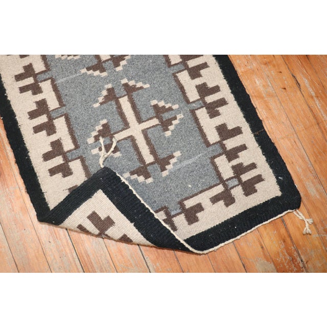American Mini Navajo Rug no. j2760 For Sale - Image 3 of 4
