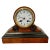 Antique Victorian Walnut Desk Clock For Sale