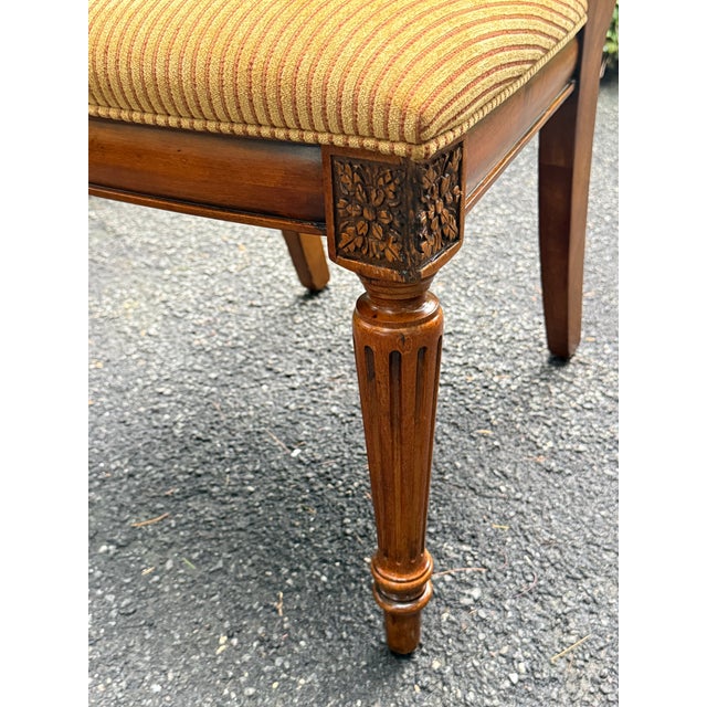 Ethan Allen “Addison” Townhouse Collection French Regency Side Chairs - Set of 8 For Sale - Image 12 of 12