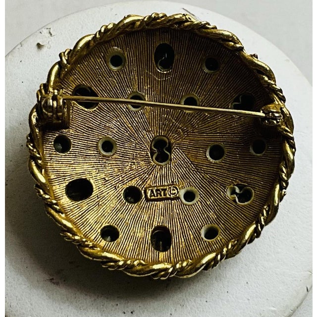 1950s Art (Arthur Pepper) Sputnik Rhinestone Brooch Pin For Sale - Image 11 of 13