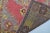 Textile 1950s Faded Rose and Dark Slate Border, Low Pile Distressed Turkish Rug For Sale - Image 7 of 10
