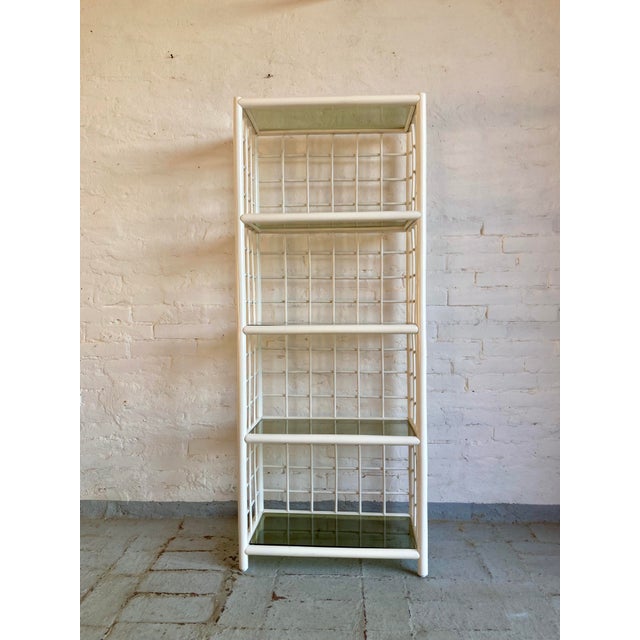 Italian Bookcase in Lacquered Wood, 1980s For Sale - Image 4 of 12