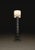 Gold Large Navazi Floor Lamp in Ceramic with Linen and Frosted Glass by Svitanok For Sale - Image 8 of 10