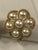 1950s 1950s Crown Trifari Pearl Cluster Clip on Earrings, Pair For Sale - Image 5 of 9