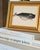 Nautical Original Hand-Painted Whale Painting in a Vintage Frame For Sale - Image 3 of 3