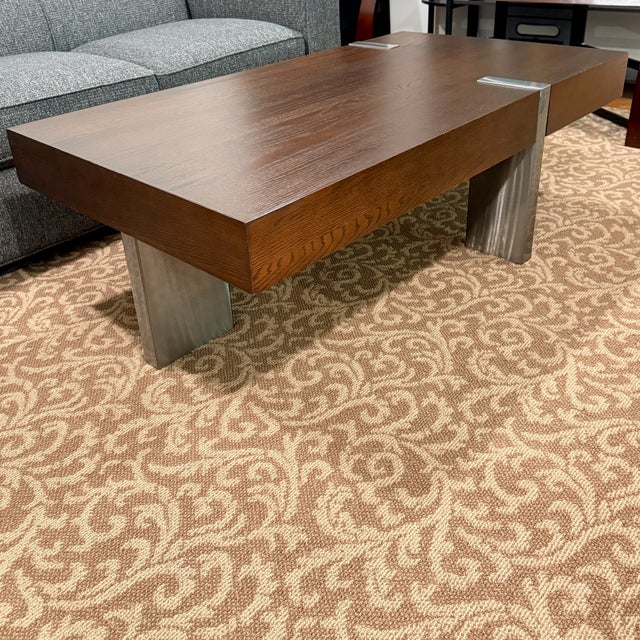 Arcadia Rectangle Cocktail Table For Sale - Image 4 of 9