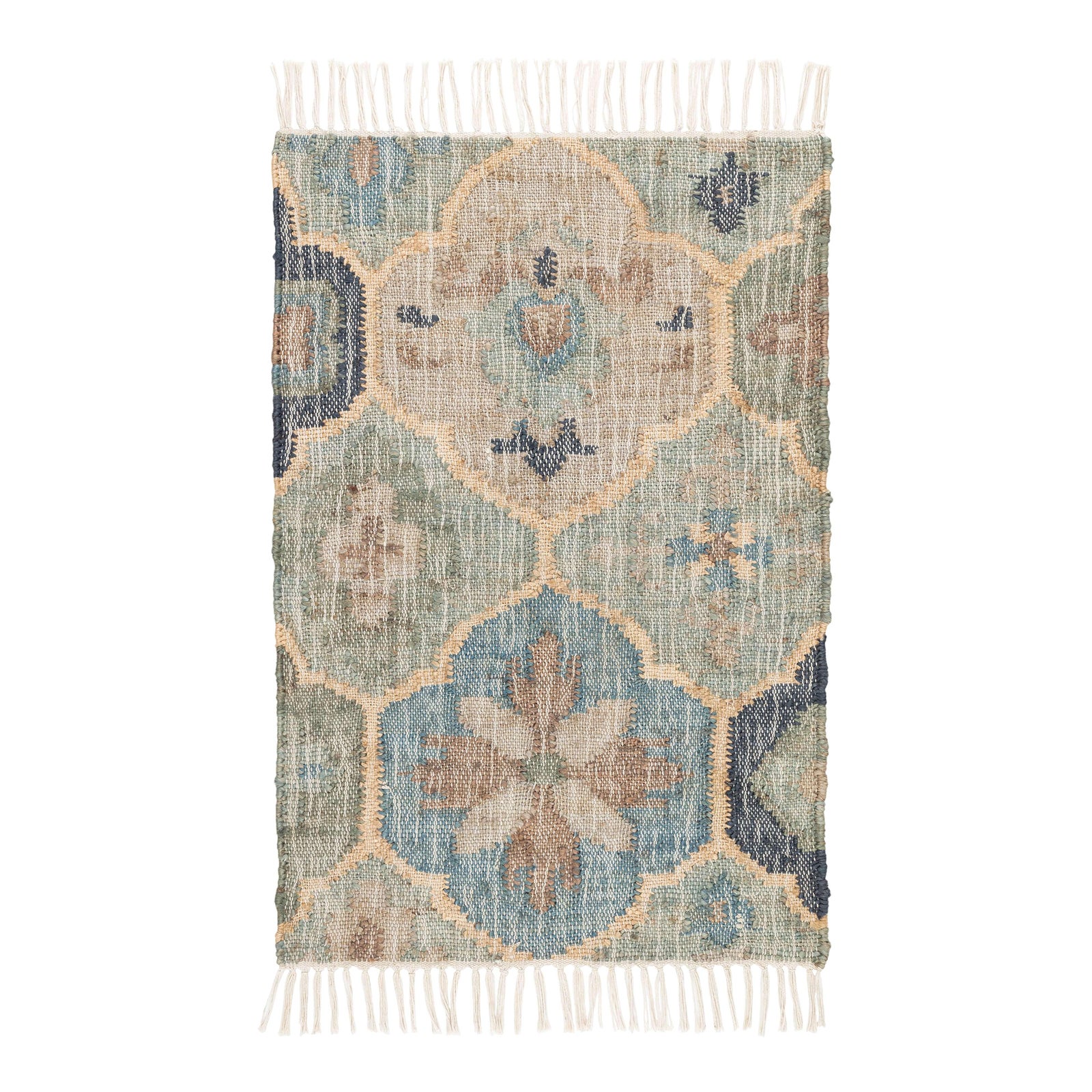 Dash & Albert by Annie Selke Pali Blue Woven Jute Rug, 10' x 14' Chairish
