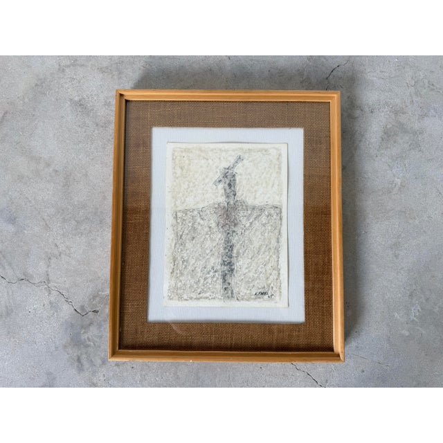 2005 E. Parra Impressionist Pastel on Paper Painting Framed Under Glass For Sale - Image 4 of 12
