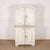 Early 19th century Swedish painted pine linen cupboard. 1820. Interior depth of top section: 12-inches. This piece is...