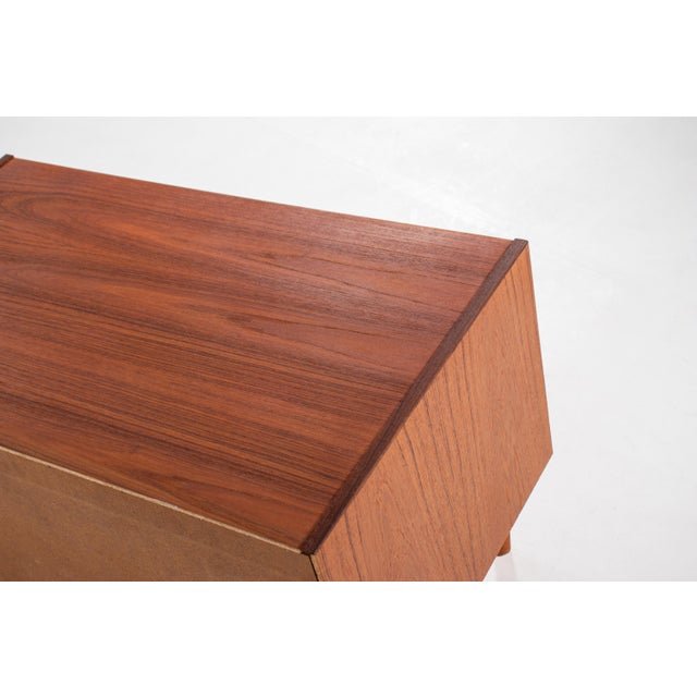 Mid-Century Modern Danish Teak Sideboard with Sliding Doors, 1960s For Sale - Image 10 of 11