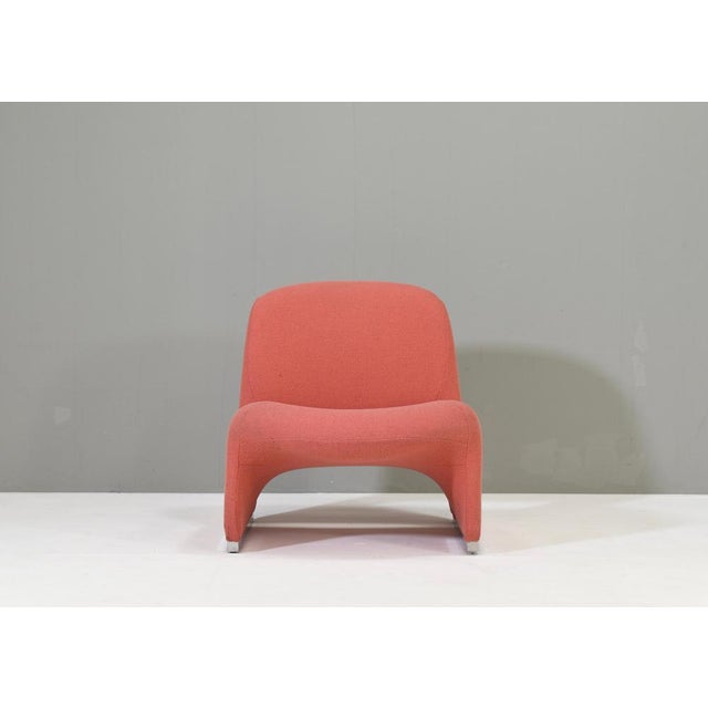 Arki' lounge chair by giancarlo piretti. The chair is in the manor of the alky and the groovy. Designer: giancarlo piretti...