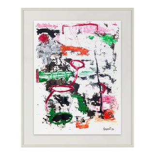 Picasso Style Abstract Figurative Painting by Diane Grant - Unique Piece For Sale