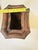 Metal Vintage Arts & Crafts Patinated Copper Tapered Faceted Vase / Planter For Sale - Image 7 of 8