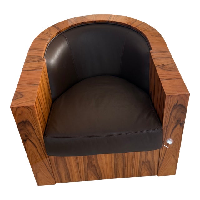 Pair of 2020 Burl Lacquer Chairs - Pairs For Sale
