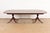 An exceptional Georgian or Regency style double pedestal extension dining table By Kindel Furniture USA, Circa 1980s...