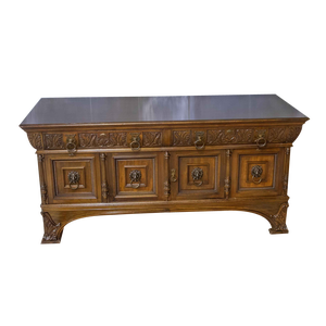 Art Nouveau Walnut Dresser