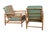 Brown Pr. Mid 20th Century Bamboo Lounge Chairs For Sale - Image 8 of 10