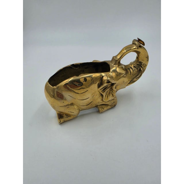 Brass Late 20th Century Brass Elephant Tape Dispenser For Sale - Image 8 of 12