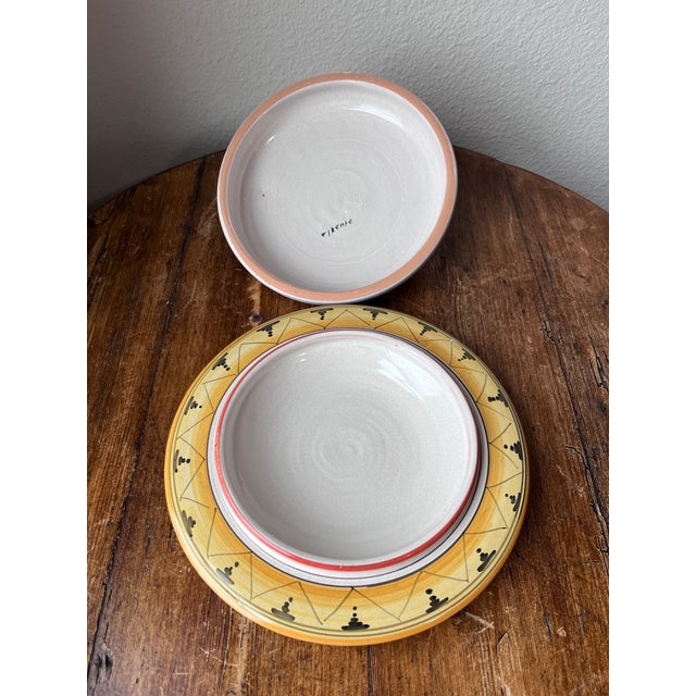 Ceramic Late 20th Century Firenze Made in Italy Terracotta Pottery Handpainted Covered Dish for Butter or Cheese Serveware, Lemon Motif For Sale - Image 7 of 7