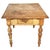 19th-Century American Pine Farm Table Original Surface, One Drawer For Sale - Image 9 of 18