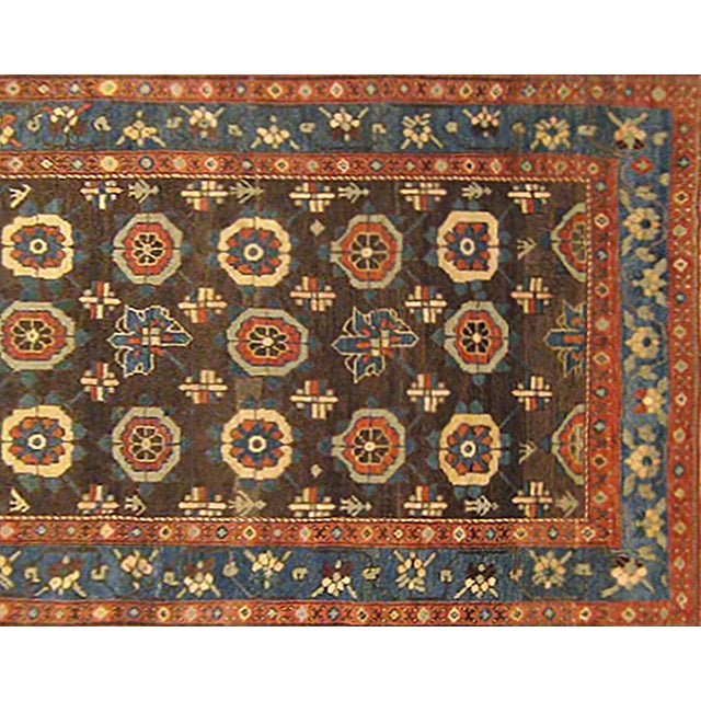 Antique Northwest Persian Oriental Rug, in Gallery Size, W/ Circles For Sale - Image 4 of 4