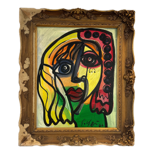 "Woman From Paris" Original Painting by Artist Peter Keil