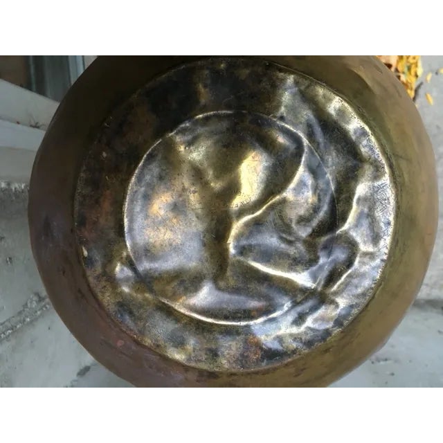 Arts & Crafts Early 20th Century Arts and Crafts Copper Bowl (Sw Farber) For Sale - Image 3 of 3