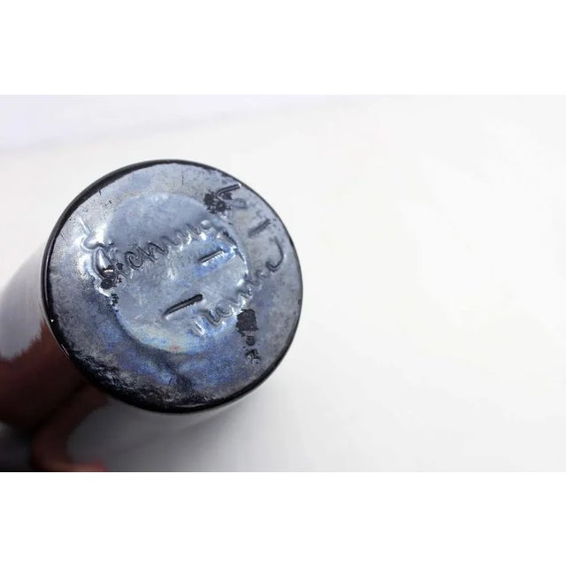 Mid-Century Ceramic Vase from Elchinger, France For Sale - Image 6 of 11